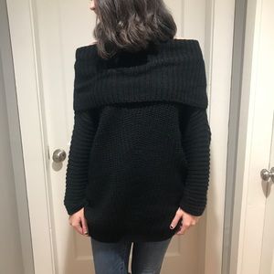 Black Off The Shoulder Sweater